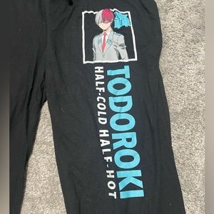 Hot Topic Shoto Todoroki jogging pants